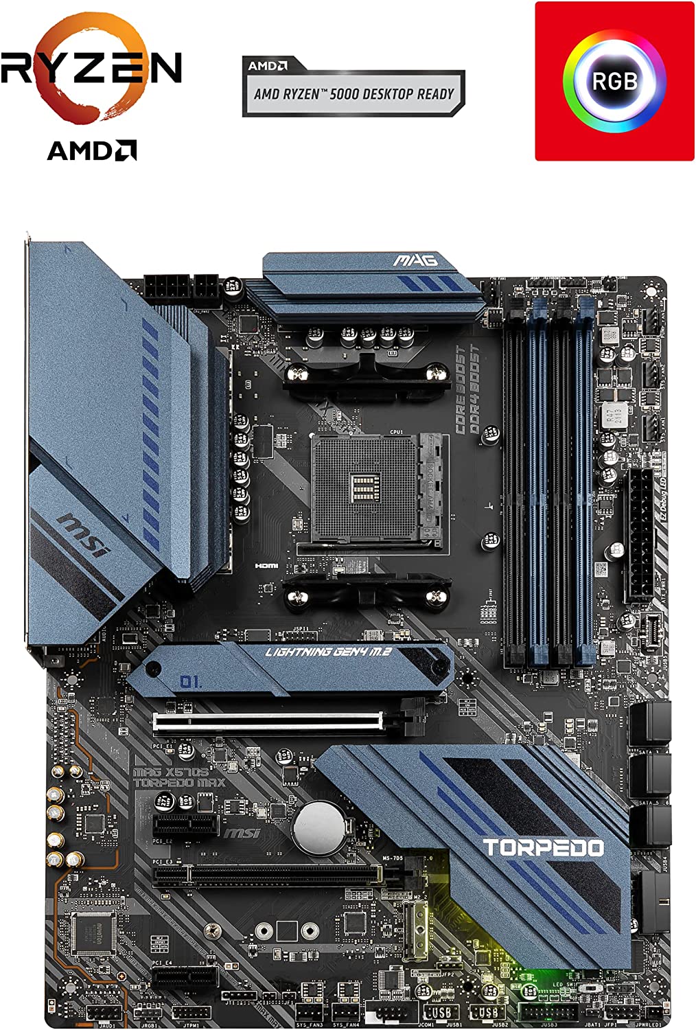MSI Motherboard MAG X570S TORPEDO MAX MSI Motherboard MAG X570S TORPEDO MAX